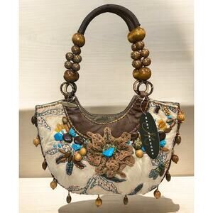 NWT Y2K Mary Frances #1305 “Tropics” Bag